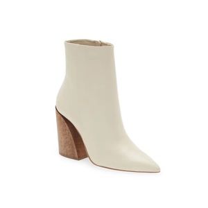 Cult Gaia Cristie Pointed Toe Bootie in Off White